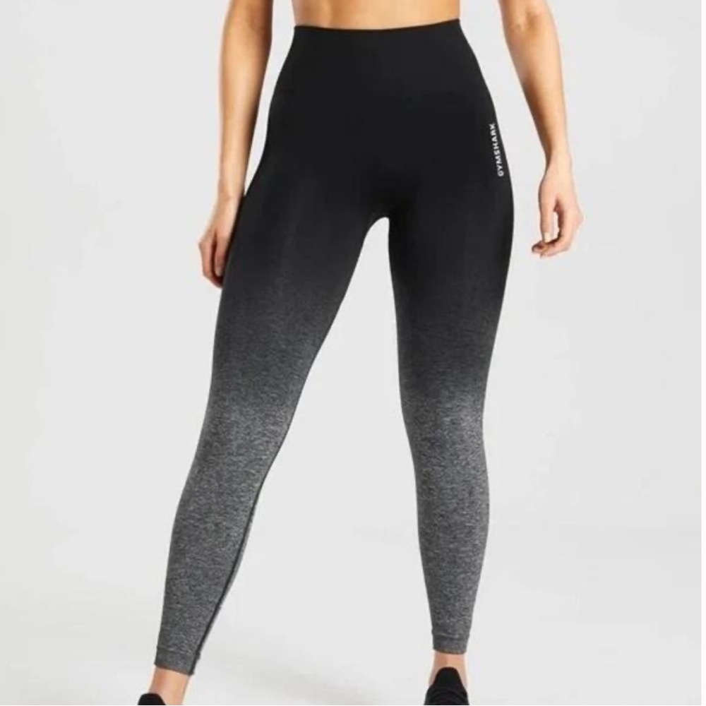 Gymshark Adapt Black and Gray Ombre Leggings